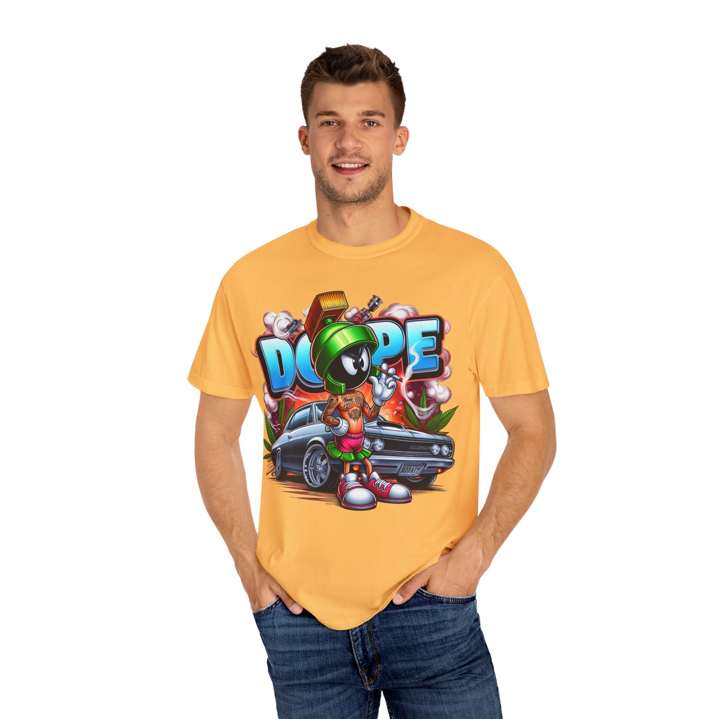 Dope Vibes Unisex Garment-Dyed T-Shirt, Streetwear Tee, Hip-Hop Style Shirt, Casual Fashion Top, Unique Graphic Tee, 420, Cannabis