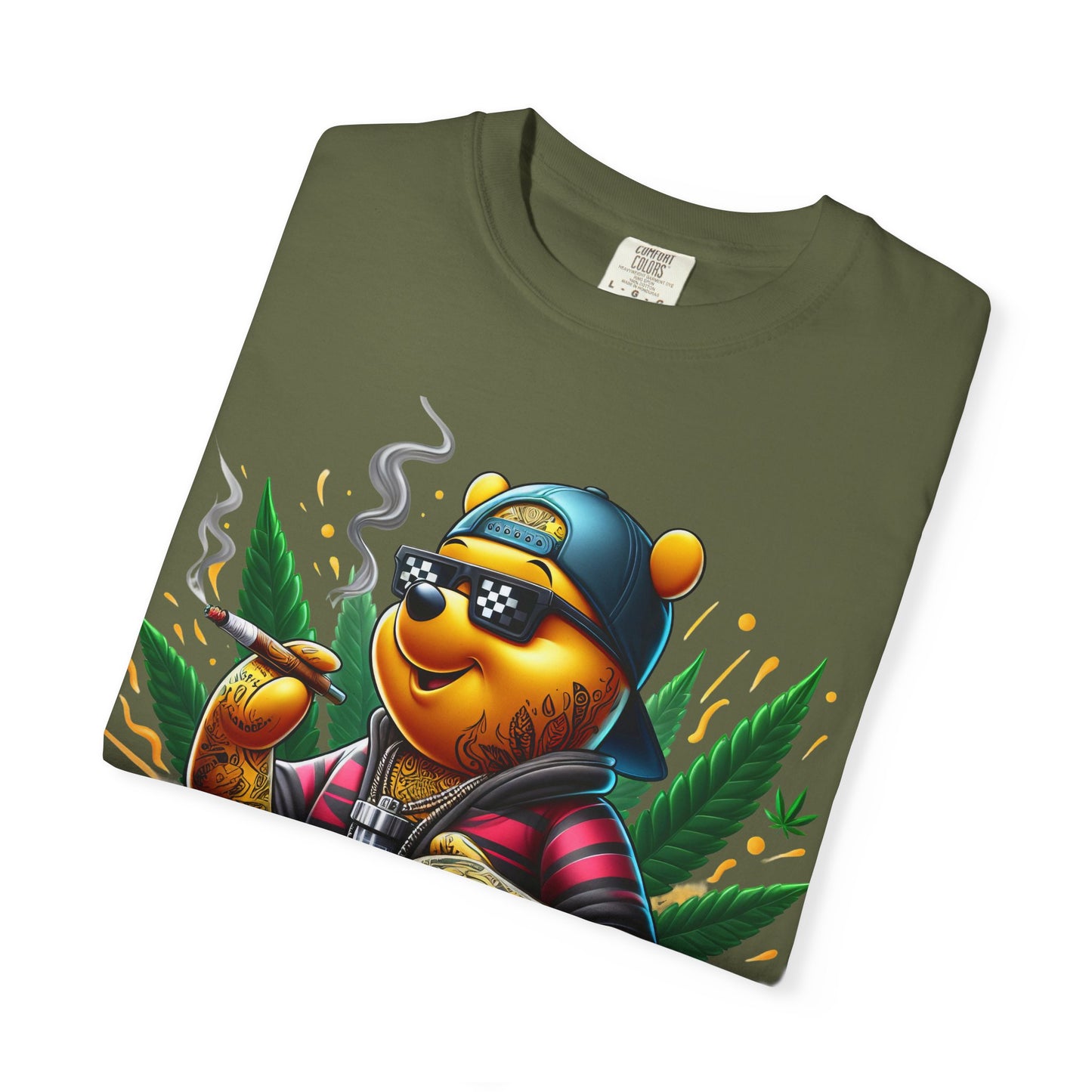 Cool Bear Graphic T-Shirt, Unisex Tee, Cannabis Vibe Apparel, Streetwear, Dope Graphic Shirt, Perfect for Gifting, 420, Cannabis