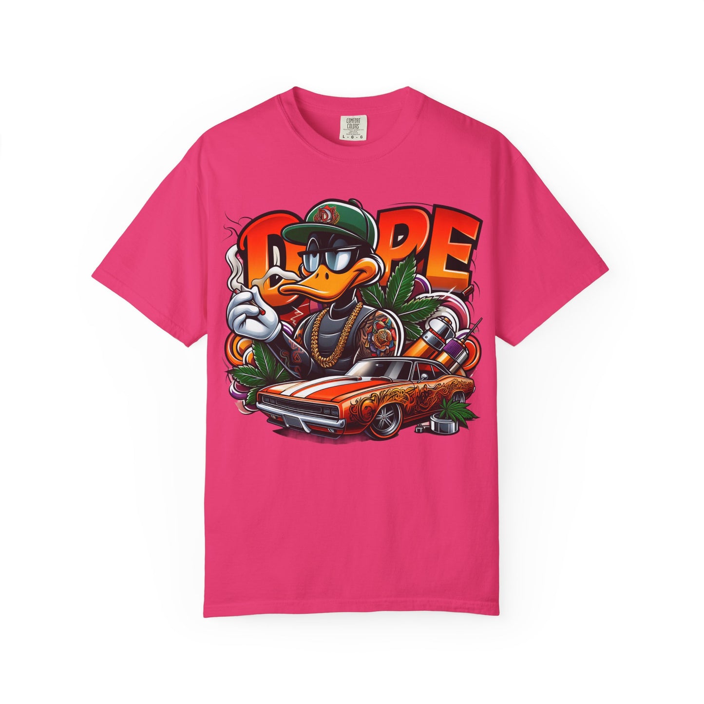Cool Graphic T-Shirt, Streetwear Style, Urban Fashion, Unisex Tee, Casual Wear, Gift for Car Lovers, Hip-Hop Vibe, 420, Cannabis