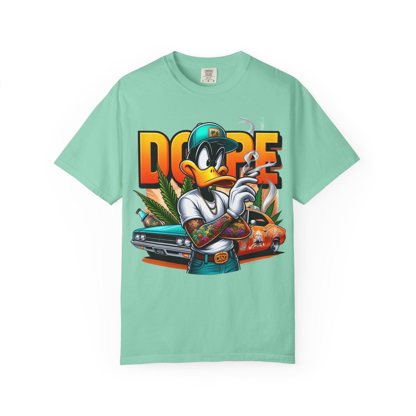 Dope Vibe Unisex Garment-Dyed T-Shirt | Streetwear Fashion, Casual Style, Hip Hop Merch, Graphic Tee, Cool Gift, Cannabis, 420