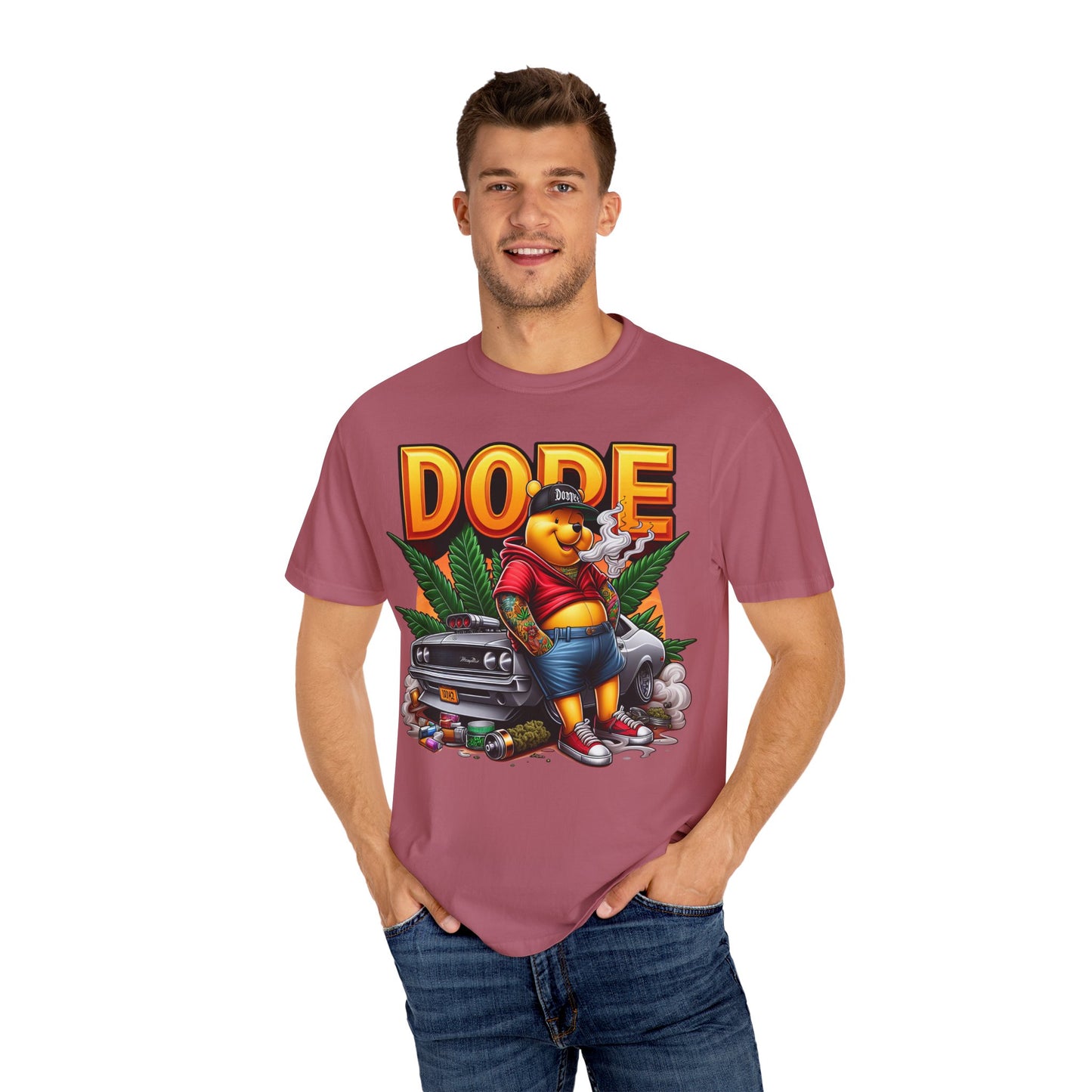 Cool Dude Graphic T-Shirt, Vintage Streetwear Tee, Perfect for Festivals, Summer Vibes, Hip Hop, Gift for Friends, 420, Cannabis