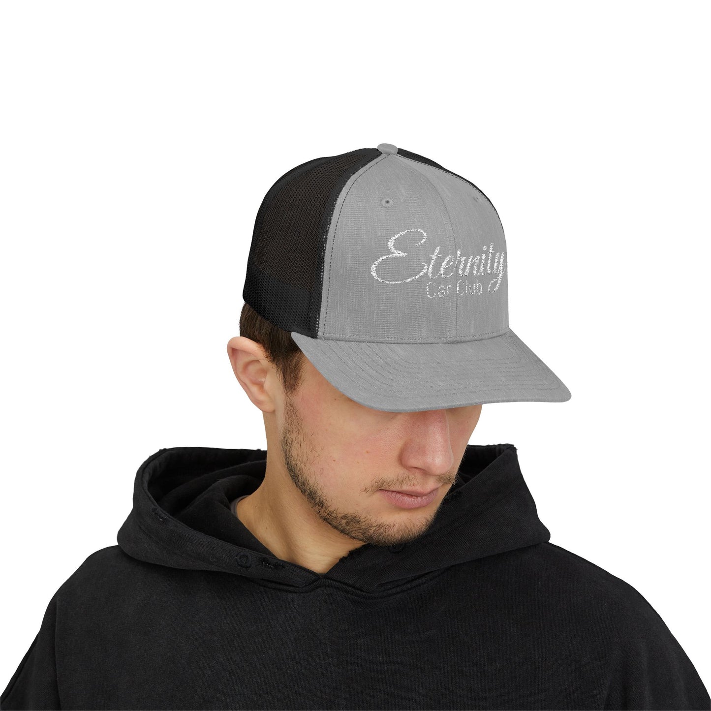 Embroidered: Eternity Car Club Snapback Trucker Cap, Adjustable Hat