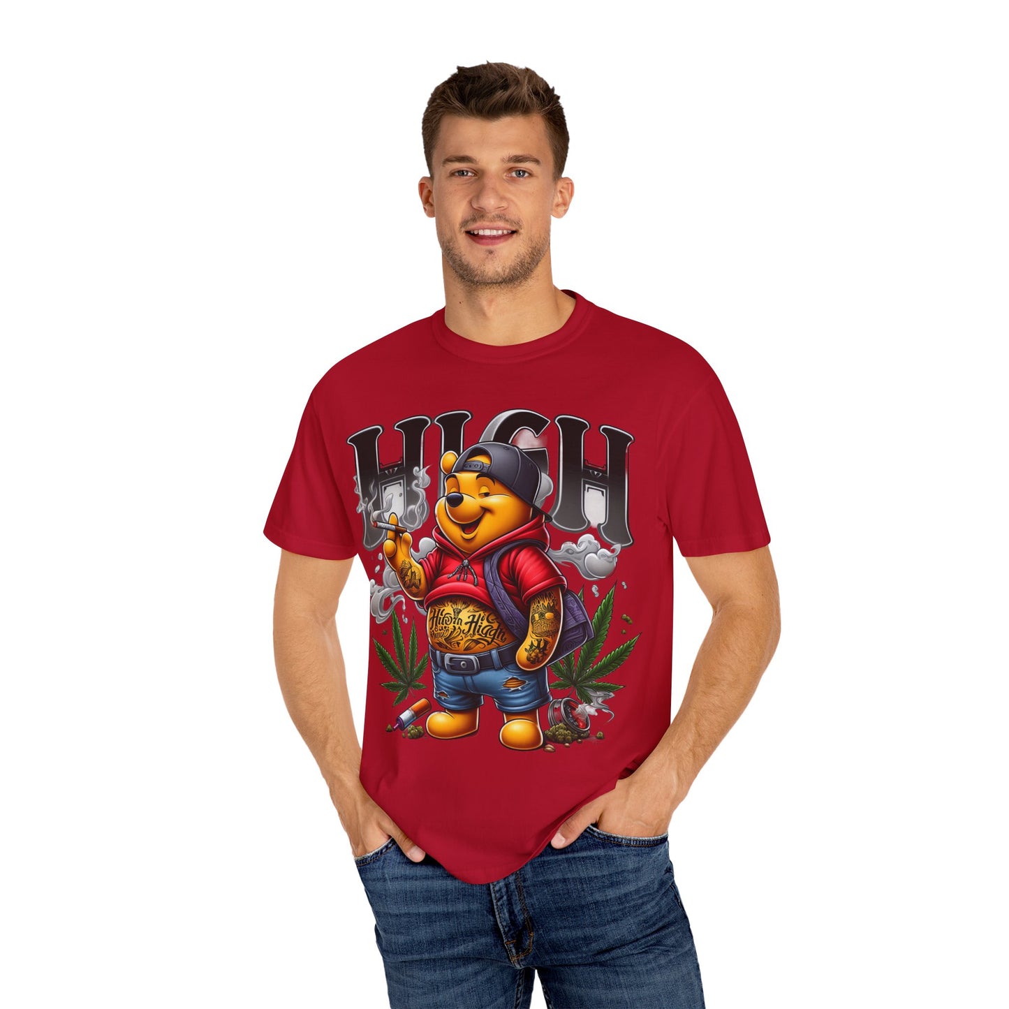 Chill Vibes Unisex T-shirt, High Design, Streetwear Style, Perfect Gift for Cannabis Lovers, Summer Festivals, Everyday Wear, Cannabis, 420