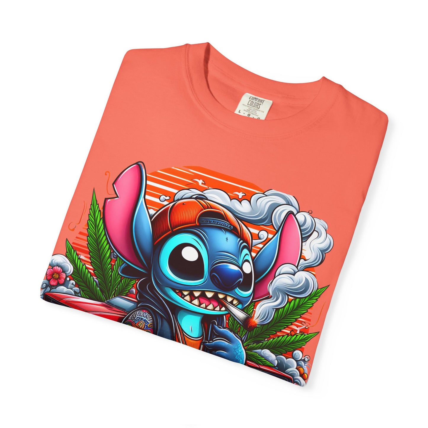 Dope Illustrated Unisex Garment-Dyed T-Shirt | Trendy Streetwear, Casual Style, Summer Fashion,