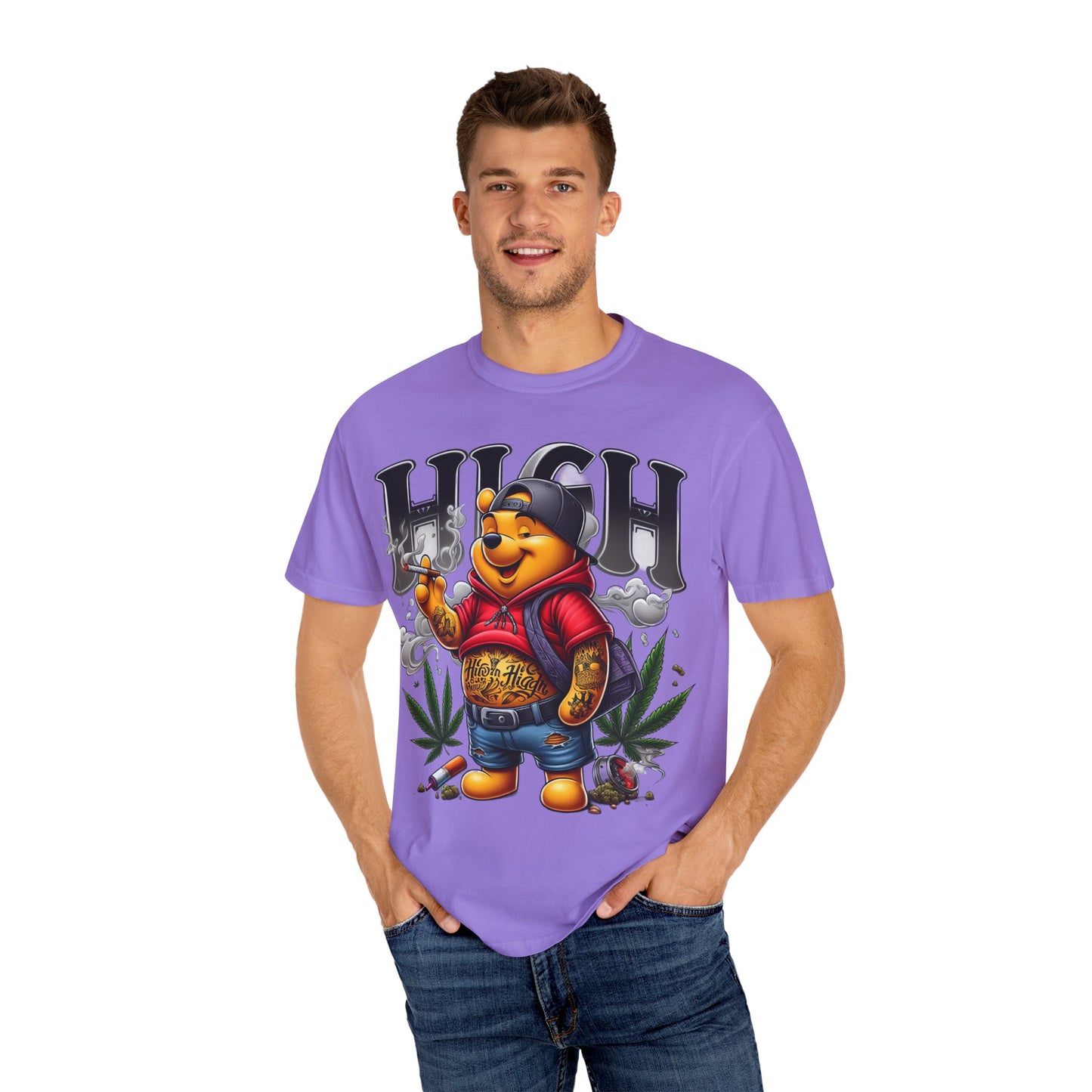 Chill Vibes Unisex T-shirt, High Design, Streetwear Style, Perfect Gift for Cannabis Lovers, Summer Festivals, Everyday Wear, Cannabis, 420