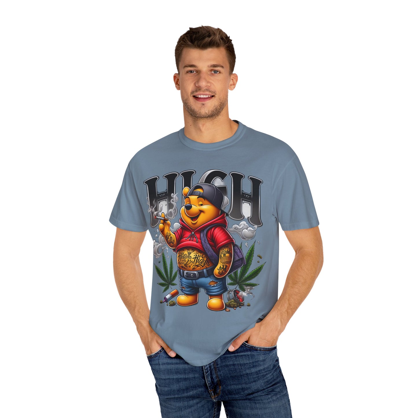 Chill Vibes Unisex T-shirt, High Design, Streetwear Style, Perfect Gift for Cannabis Lovers, Summer Festivals, Everyday Wear, Cannabis, 420