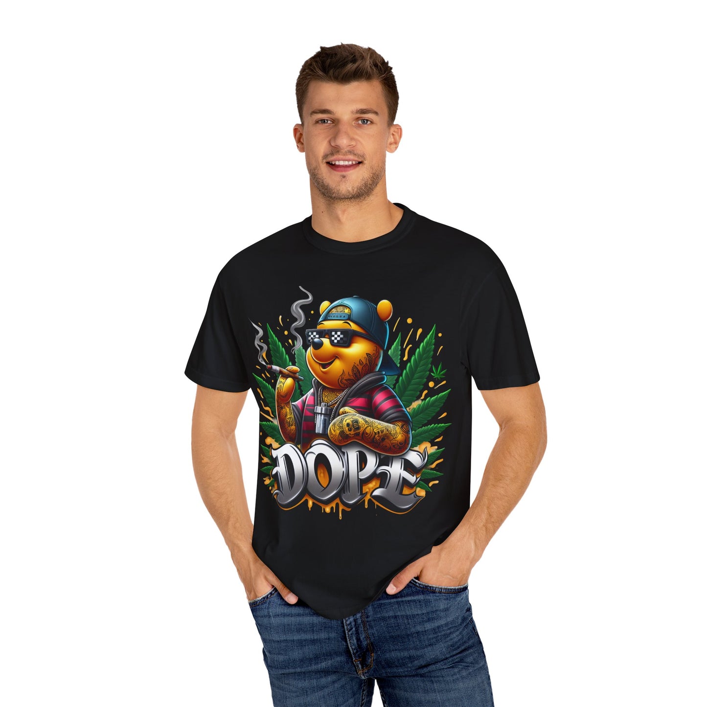 Cool Bear Graphic T-Shirt, Unisex Tee, Cannabis Vibe Apparel, Streetwear, Dope Graphic Shirt, Perfect for Gifting, 420, Cannabis