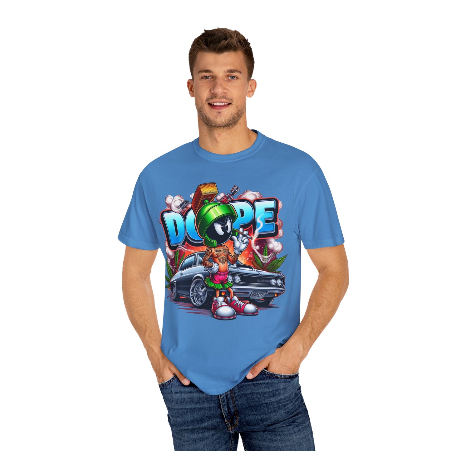 Dope Vibes Unisex Garment-Dyed T-Shirt, Streetwear Tee, Hip-Hop Style Shirt, Casual Fashion Top, Unique Graphic Tee, 420, Cannabis