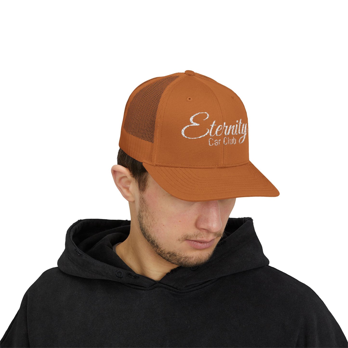 Embroidered: Eternity Car Club Snapback Trucker Cap, Adjustable Hat