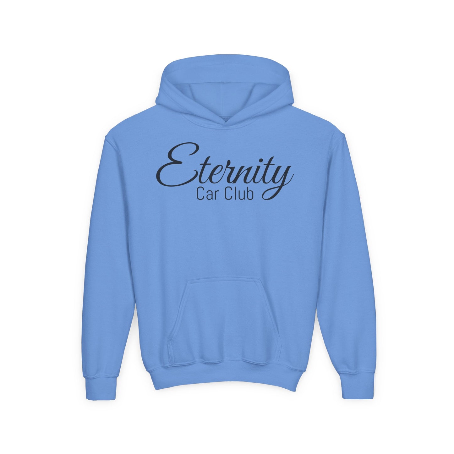 Eternity Car Club Youth Hoodie, Cool Teen Sweatshirt, Unisex Pullover, Birthday Gift, Car Enthusiast Apparel