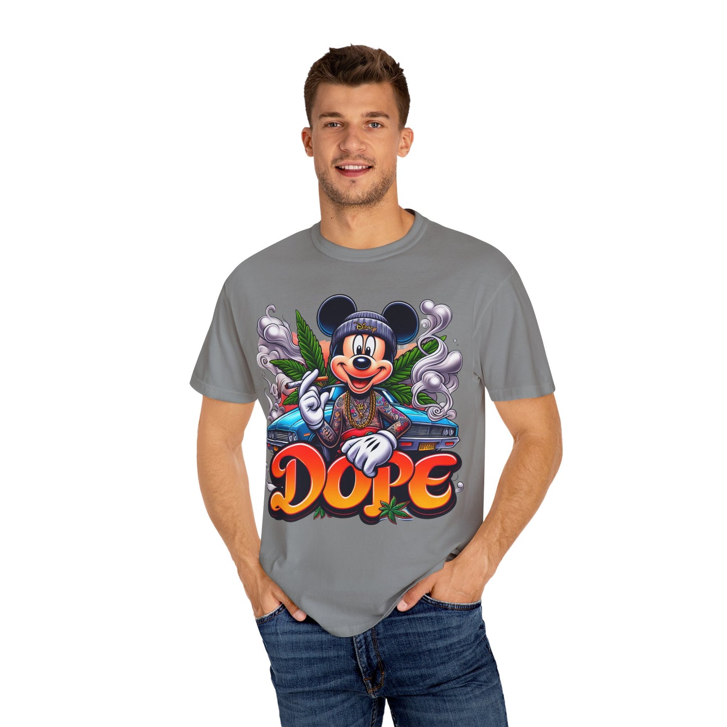 Dope Vibes Unisex Garment-Dyed T-shirt | Streetwear, Gift for Him, Urban Style, Graphic Tee, Fun Apparel, Cannabis, 420