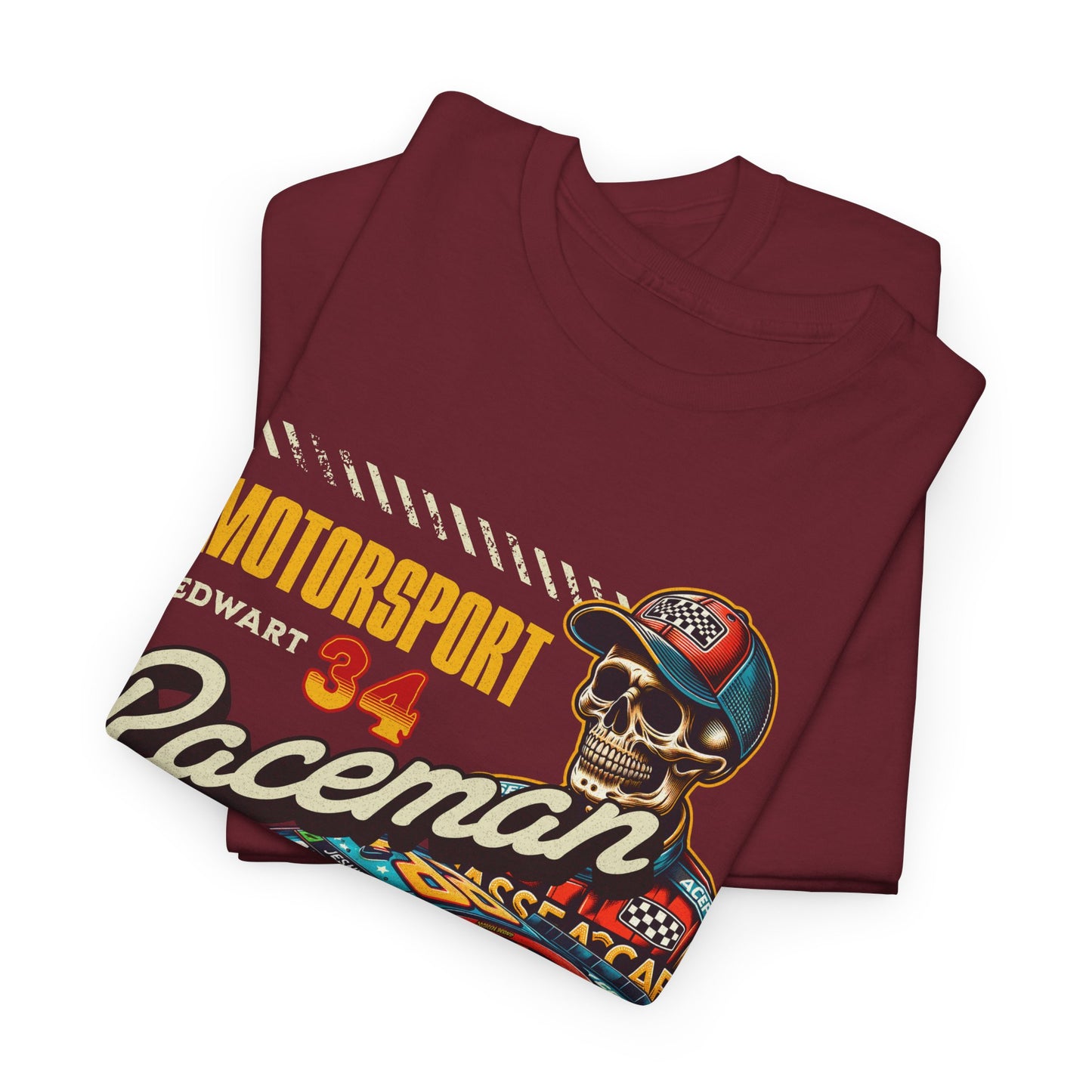 Unisex Heavy Cotton Racing Tee - Motorsport Fan Apparel, Vintage Car Shirt, Dad Gift, Race Day Outfit, NASCAR Driving Shirt