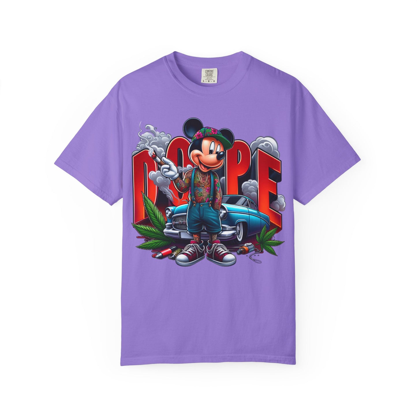Cool Graphic T-Shirt, Streetwear Tee, Vintage Style Shirt, Gift for Him, Cartoon Art T-Shirt, Casual Wear, Unisex Fashion, 420, Cannabis