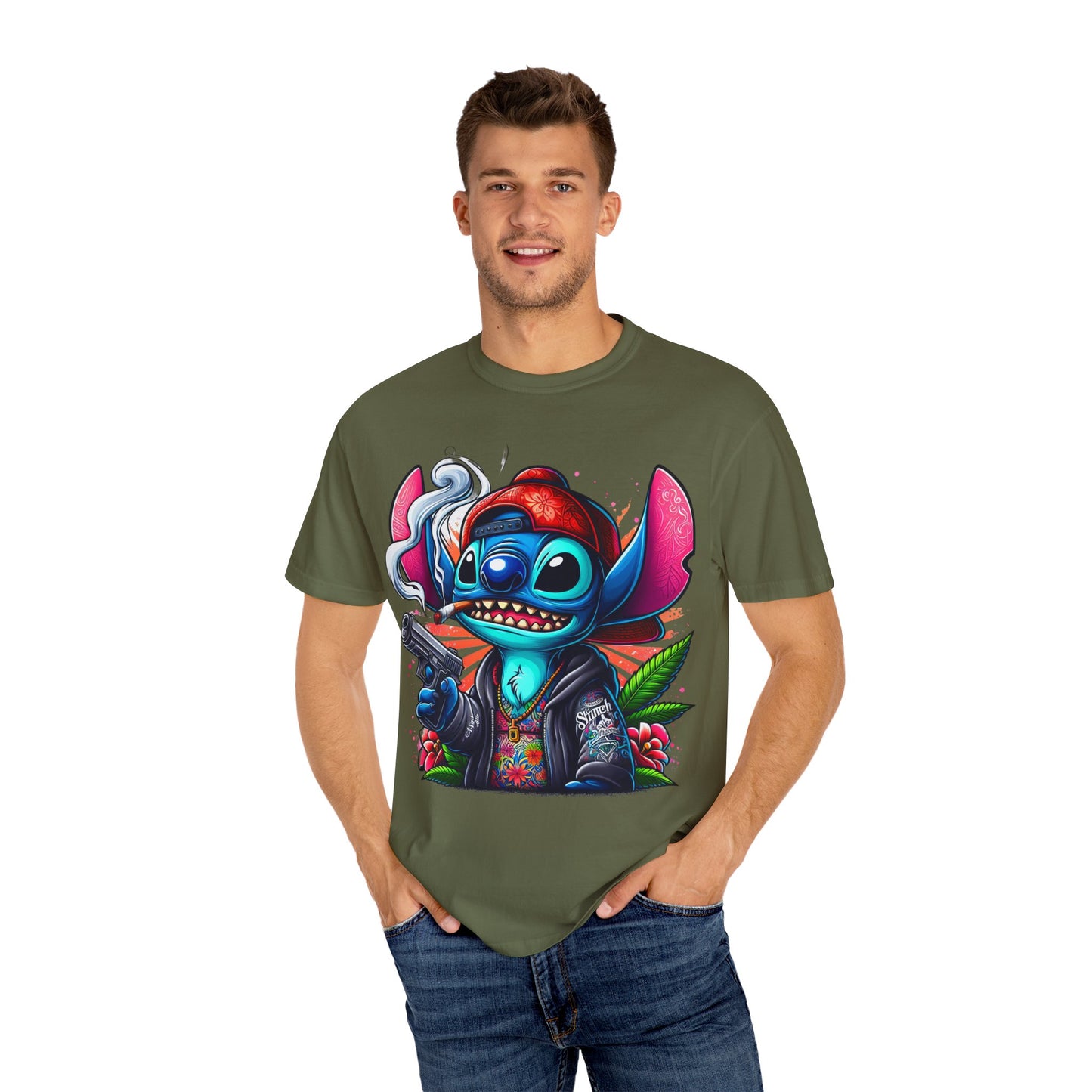 Vibrant Cartoon Graphic Tee, Unisex T-shirt, Casual Wear, Streetwear Style, Summer Fashion, Gift for Friends, Cannabis, 420