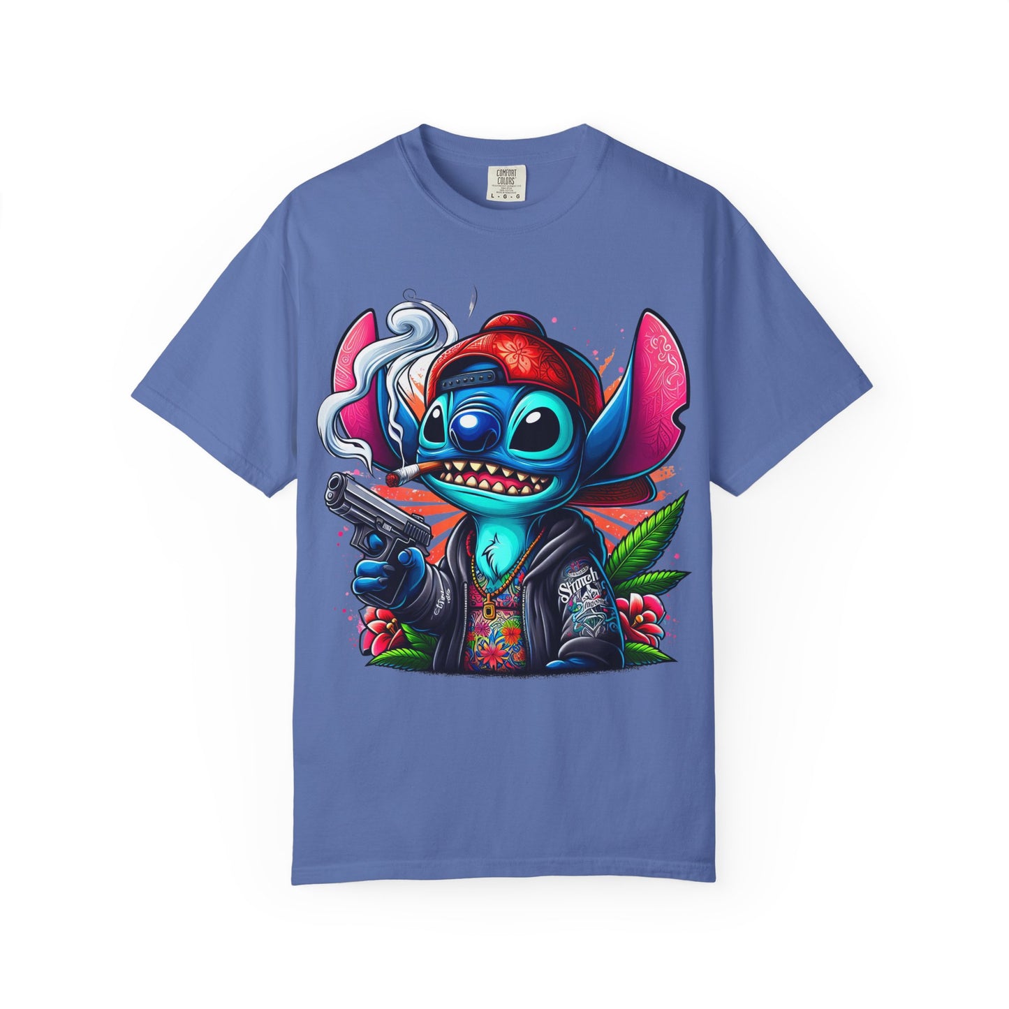 Vibrant Cartoon Graphic Tee, Unisex T-shirt, Casual Wear, Streetwear Style, Summer Fashion, Gift for Friends, Cannabis, 420