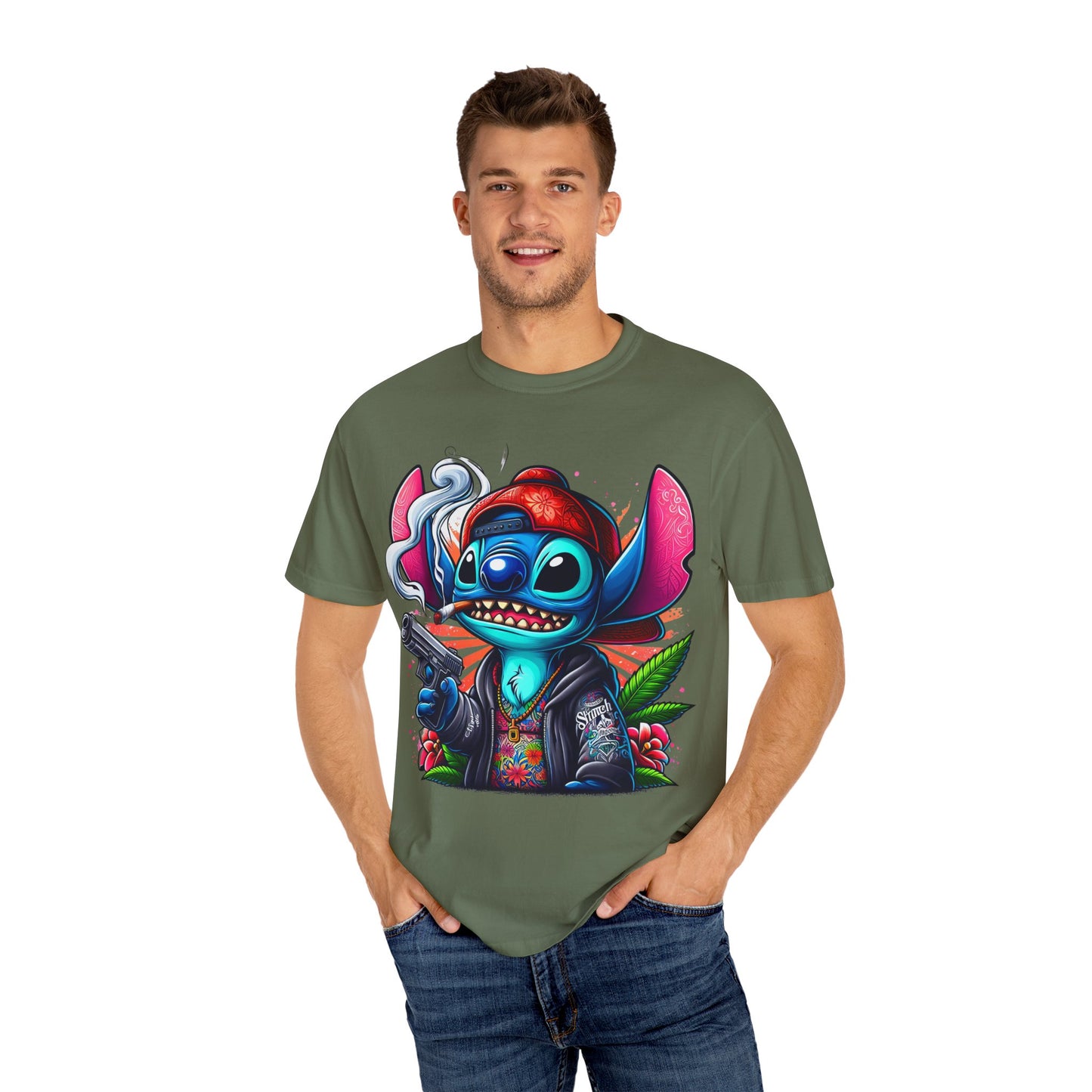 Vibrant Cartoon Graphic Tee, Unisex T-shirt, Casual Wear, Streetwear Style, Summer Fashion, Gift for Friends, Cannabis, 420