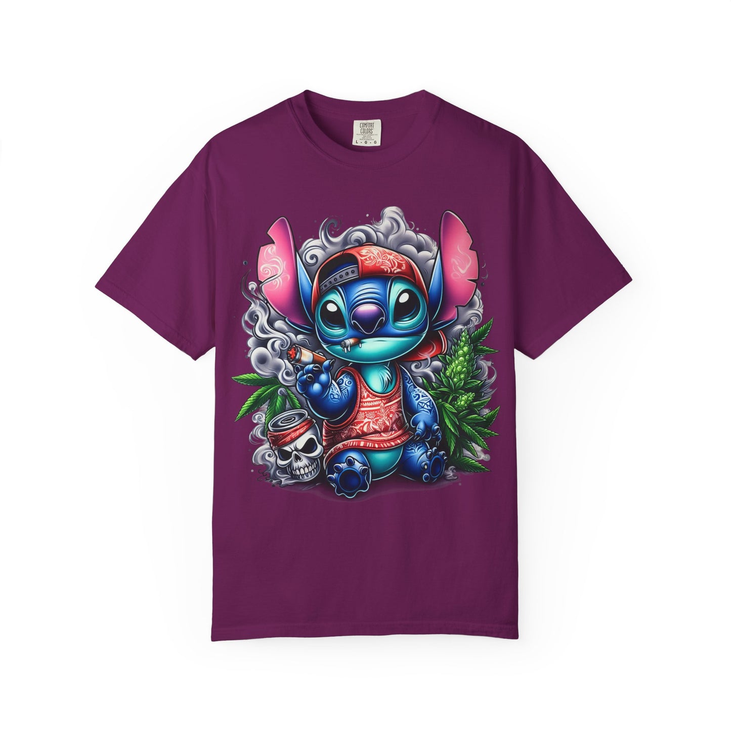 Vibrant Cartoon Character T-shirt, Fun Unisex Tee, Casual Streetwear, Gift for Teens, Summer Wardrobe Essential, Cannabis, 420