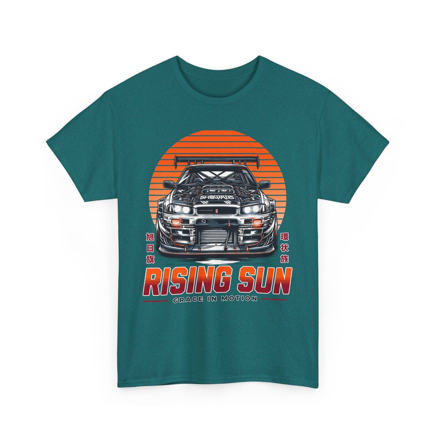 Graphic Tee - Rising Sun Nissan GTR Godzilla JDM Design
