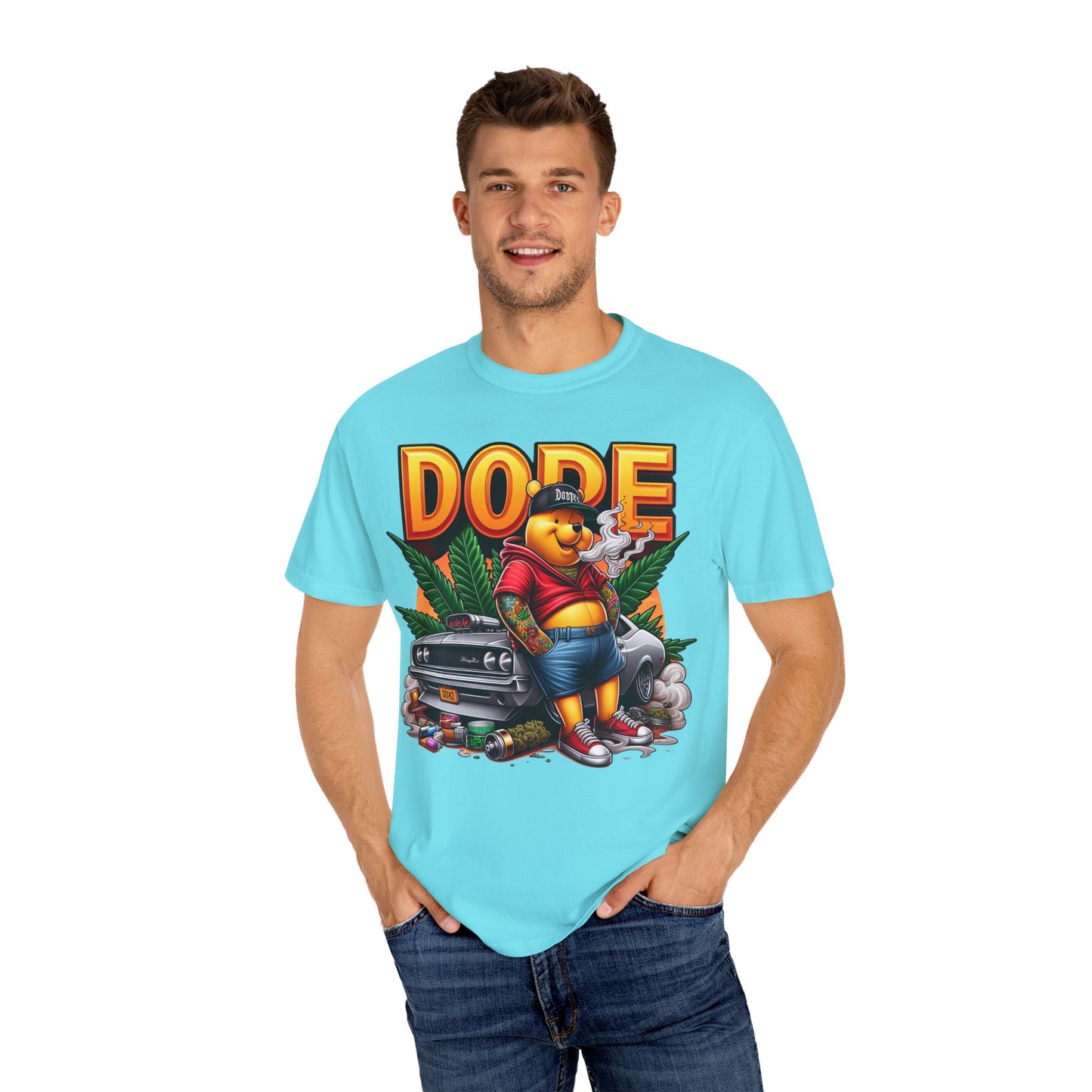 Cool Dude Graphic T-Shirt, Vintage Streetwear Tee, Perfect for Festivals, Summer Vibes, Hip Hop, Gift for Friends, 420, Cannabis