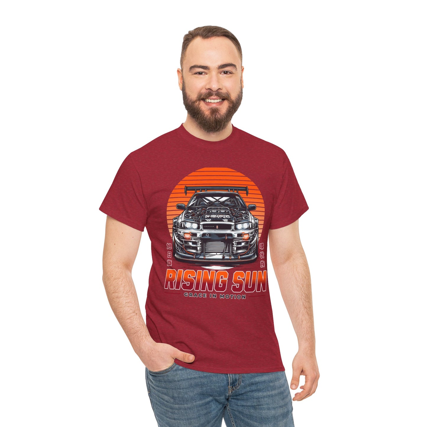 Graphic Tee - Rising Sun Nissan GTR Godzilla JDM Design