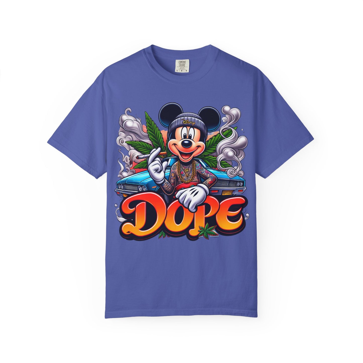 Dope Vibes Unisex Garment-Dyed T-shirt | Streetwear, Gift for Him, Urban Style, Graphic Tee, Fun Apparel, Cannabis, 420