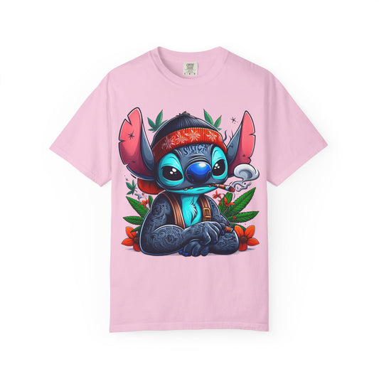 Funky Alien-Inspired Unisex T-Shirt | Casual Wear, Gift for Kids, Vintage Style, Festival Fashion, Graphic Tee, 420, Cannabis