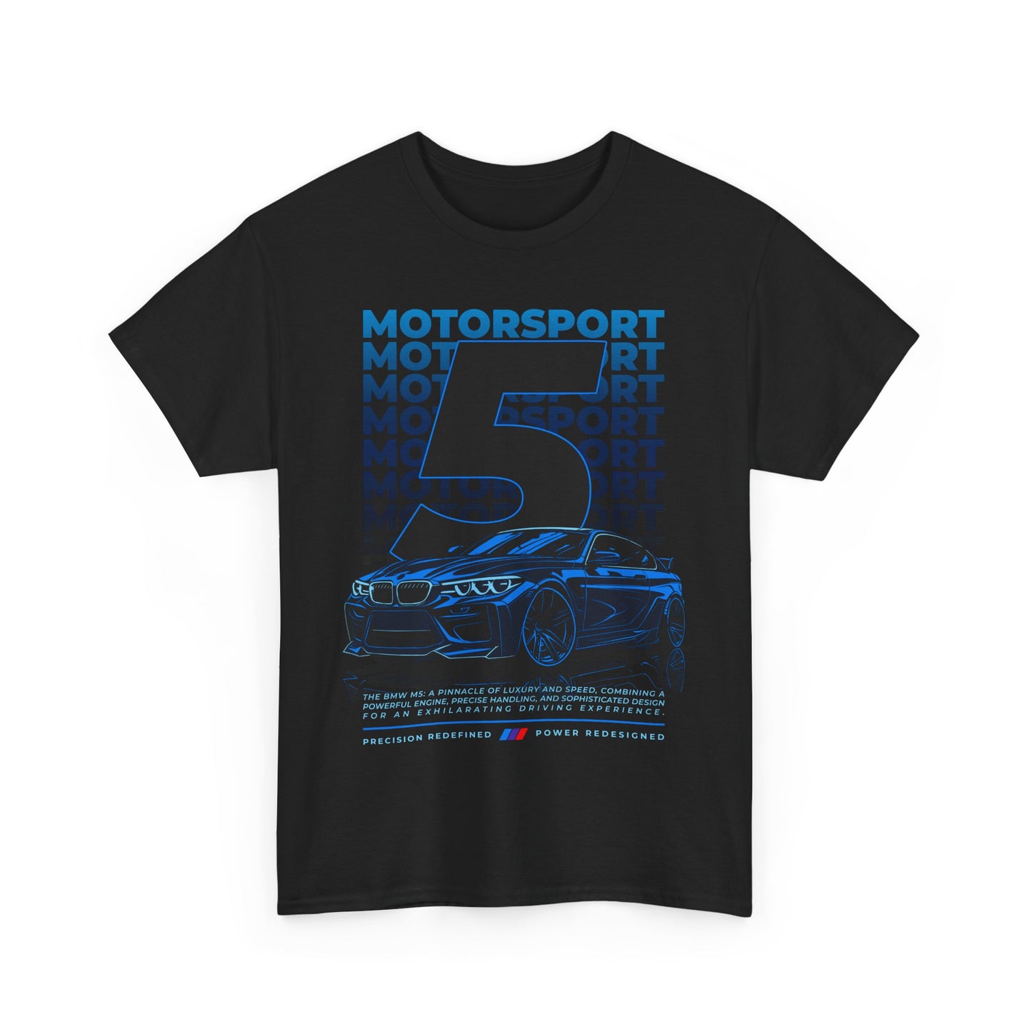 BMW M5 Motorsport Graphic Tee | Unisex Heavy Cotton Tee, Car Lover Gift, Racing Apparel, Automotive T-Shirt