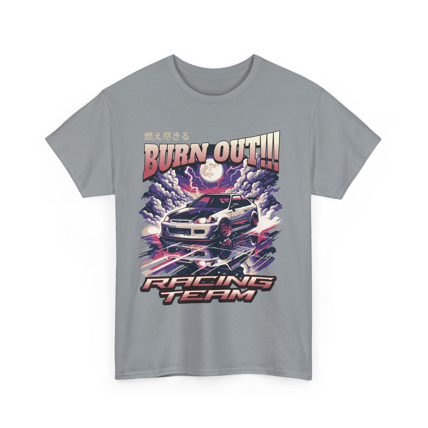 JDM Graphic Tee - Burn Out Racing