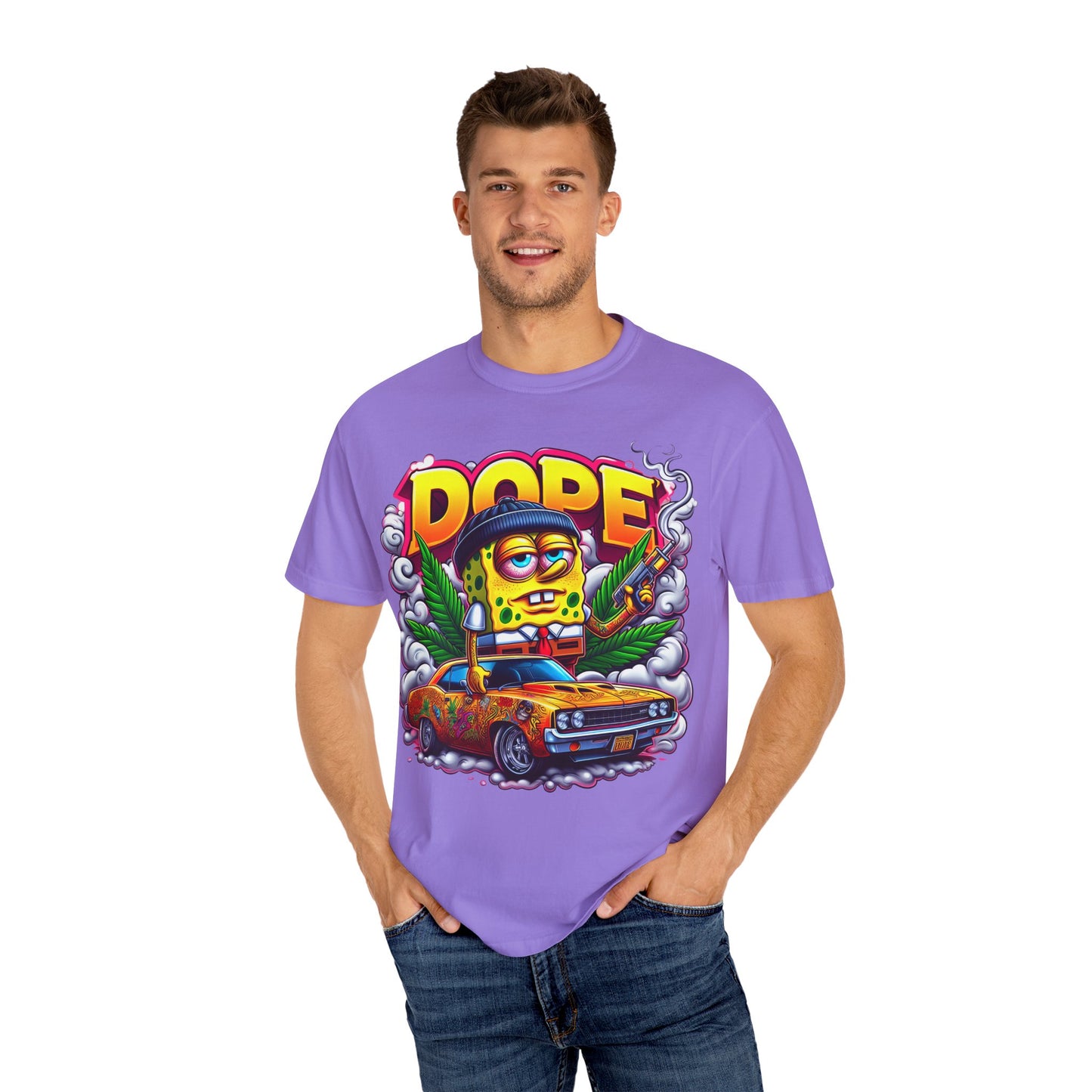 Vibrant Graphic Tee: Funky Cartoon T-Shirt, Unisex Fashion, Casual Wear, Gift for Friends, Streetwear Style, Cool Graphic Tee, 420, Cannabis