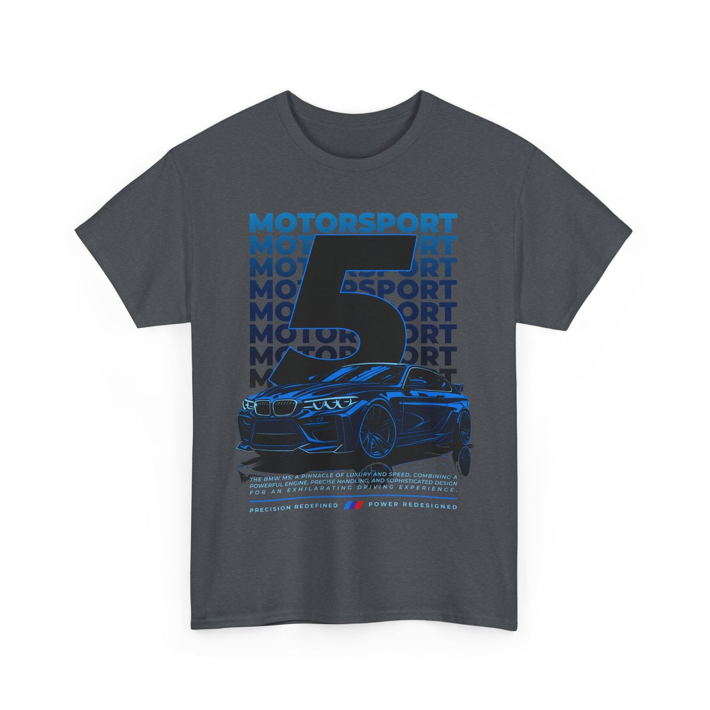 BMW M5 Motorsport Graphic Tee | Unisex Heavy Cotton Tee, Car Lover Gift, Racing Apparel, Automotive T-Shirt