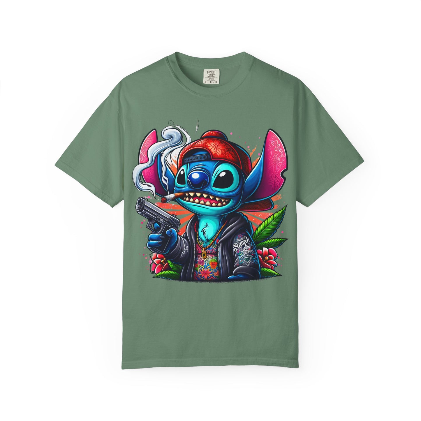 Vibrant Cartoon Graphic Tee, Unisex T-shirt, Casual Wear, Streetwear Style, Summer Fashion, Gift for Friends, Cannabis, 420