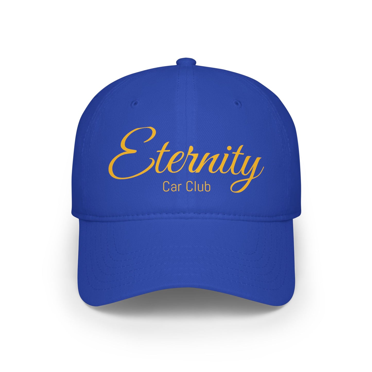 Eternity Car Club Low Profile Baseball Cap - Stylish Red Cap for Car Enthusiasts