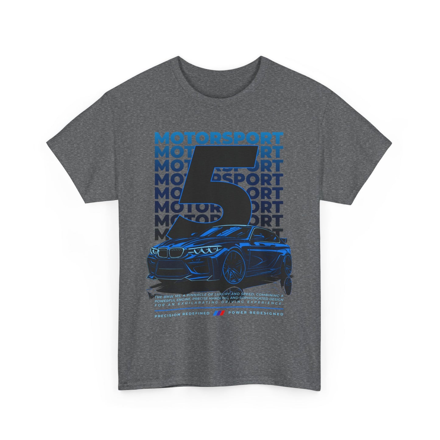 BMW M5 Motorsport Graphic Tee | Unisex Heavy Cotton Tee, Car Lover Gift, Racing Apparel, Automotive T-Shirt