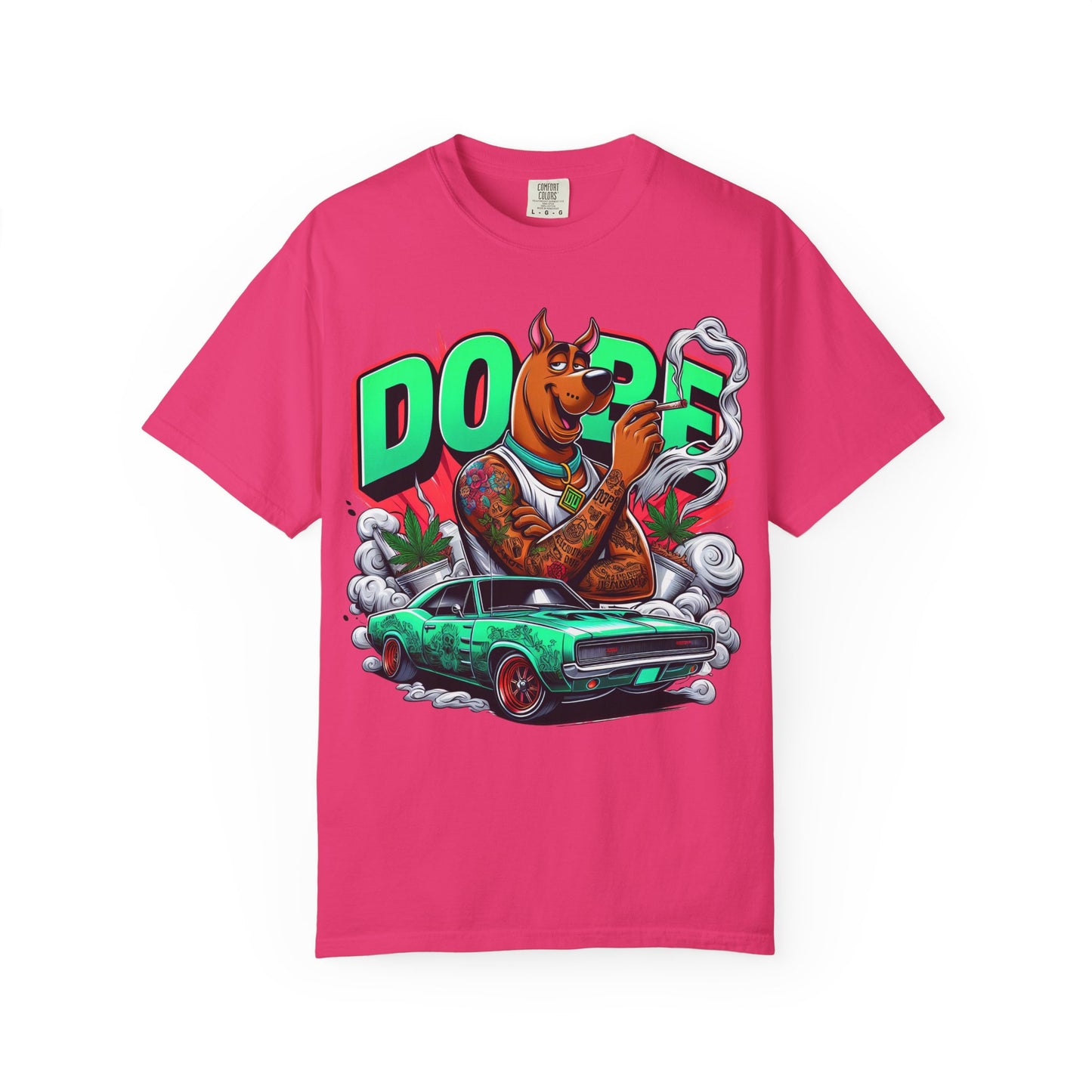 Dope Scooby-Doo Unisex T-Shirt, Cool Graphic Tee, Streetwear Shirt, Gift for Dog Lovers, Retro T-Shirt, 420, Cannabis