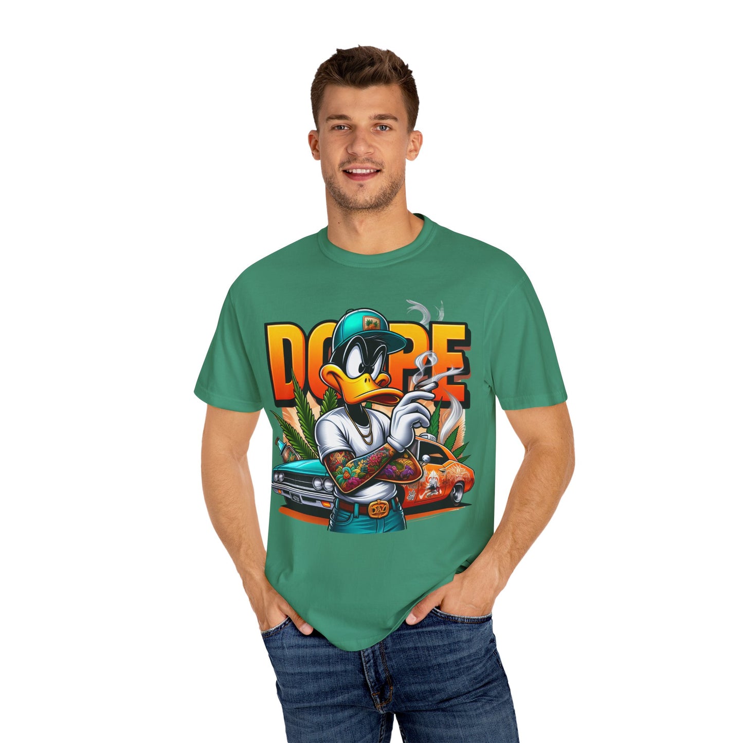 Dope Vibe Unisex Garment-Dyed T-Shirt | Streetwear Fashion, Casual Style, Hip Hop Merch, Graphic Tee, Cool Gift, Cannabis, 420