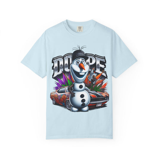 Dope Character Graphic Tee, Unisex T-Shirt for Casual Wear, Perfect Gift for Car Lovers, Cartoon Fan Apparel, Unique Statement Piece, 420, Cannabis