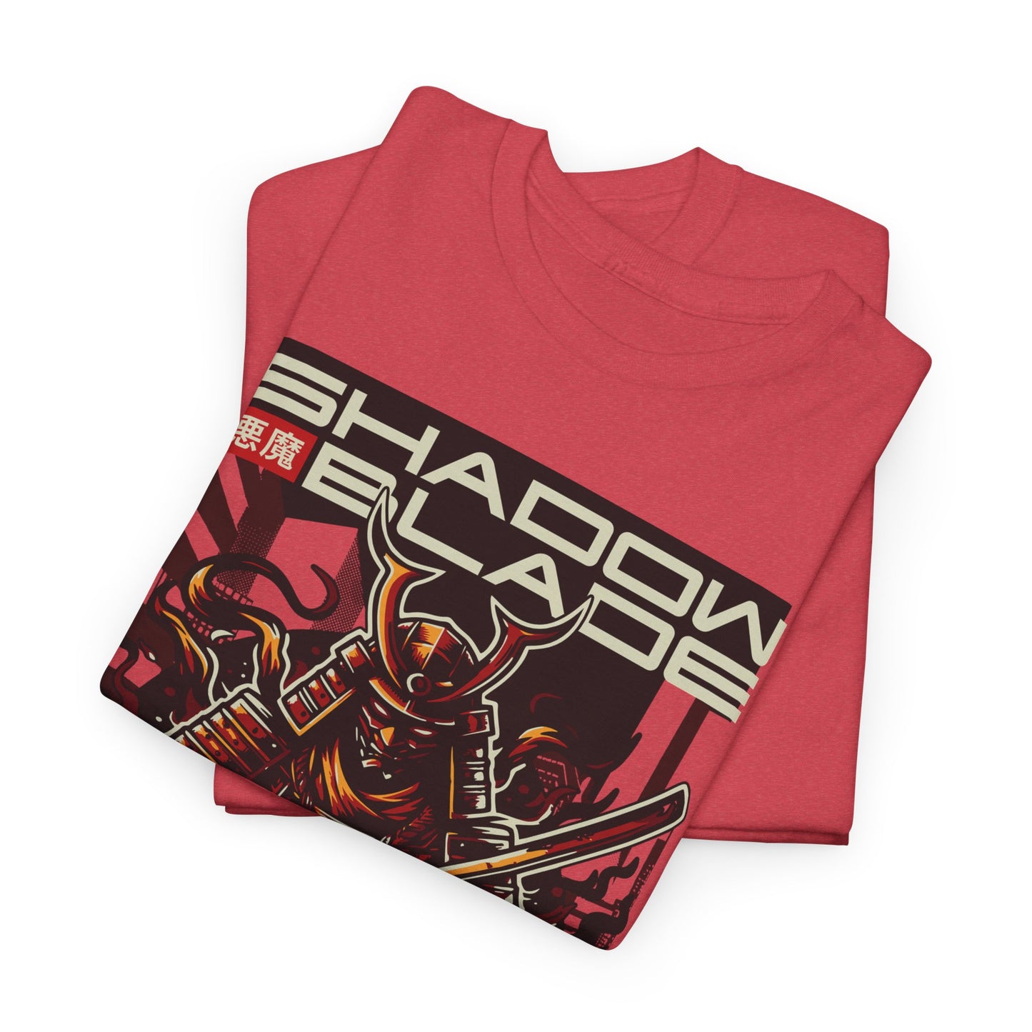 Samurai Shadow Graphic Tee - Unisex Heavy Cotton