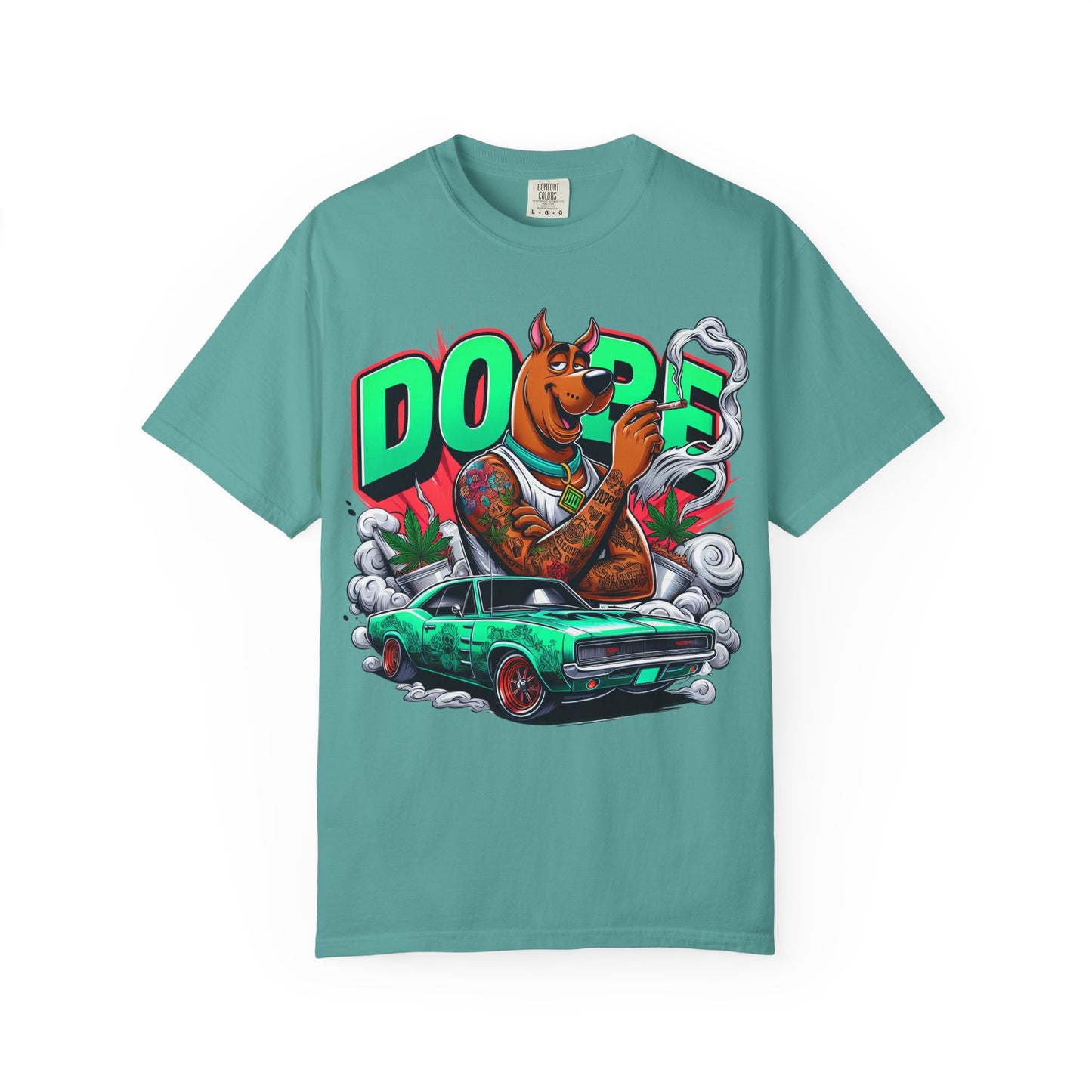 Dope Scooby-Doo Unisex T-Shirt, Cool Graphic Tee, Streetwear Shirt, Gift for Dog Lovers, Retro T-Shirt, 420, Cannabis