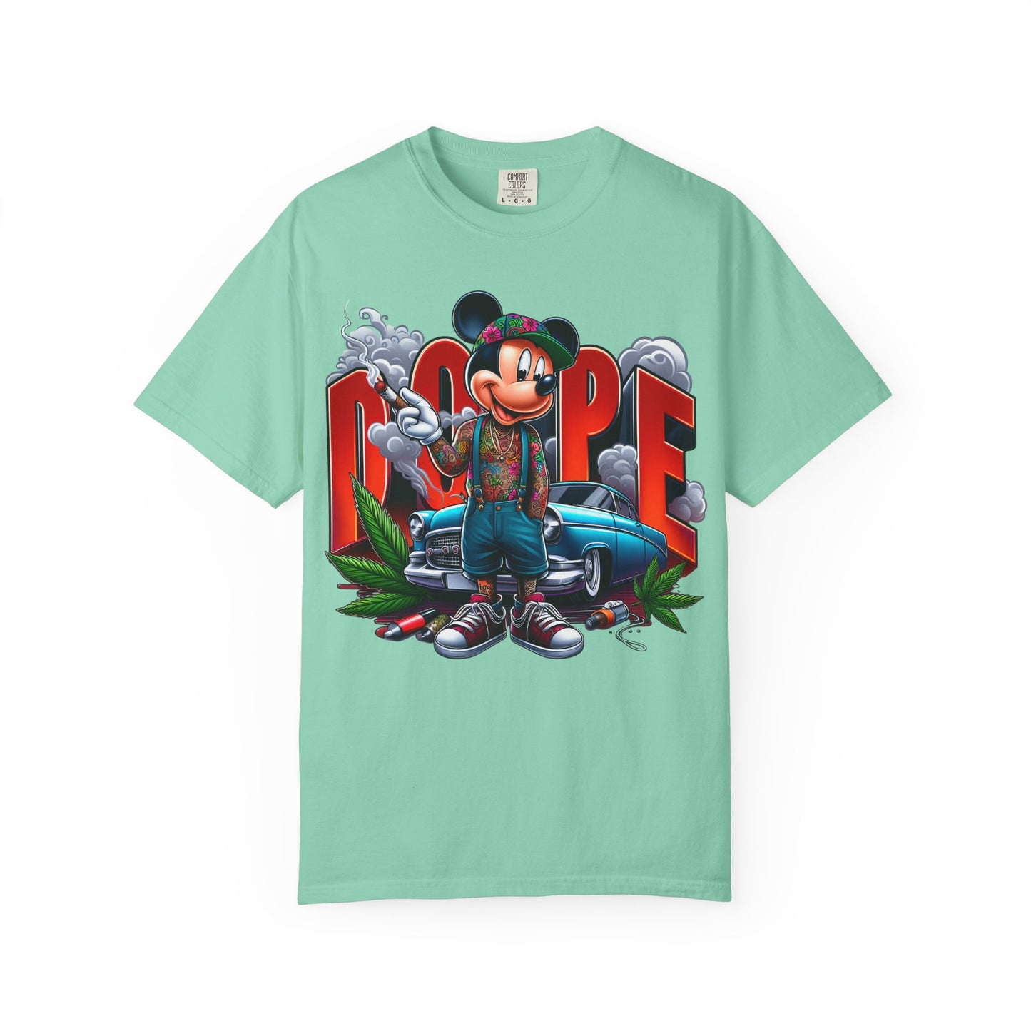 Cool Graphic T-Shirt, Streetwear Tee, Vintage Style Shirt, Gift for Him, Cartoon Art T-Shirt, Casual Wear, Unisex Fashion, 420, Cannabis