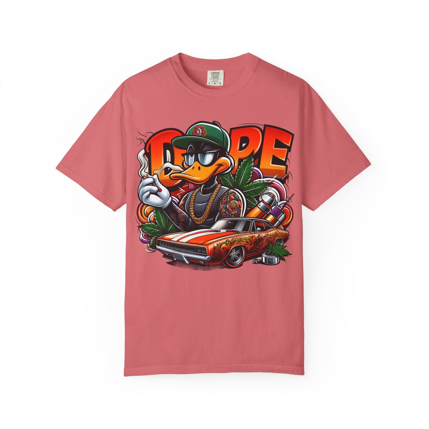 Cool Graphic T-Shirt, Streetwear Style, Urban Fashion, Unisex Tee, Casual Wear, Gift for Car Lovers, Hip-Hop Vibe, 420, Cannabis