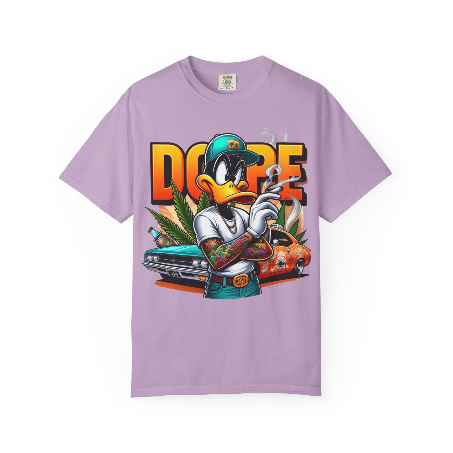Dope Vibe Unisex Garment-Dyed T-Shirt | Streetwear Fashion, Casual Style, Hip Hop Merch, Graphic Tee, Cool Gift, Cannabis, 420