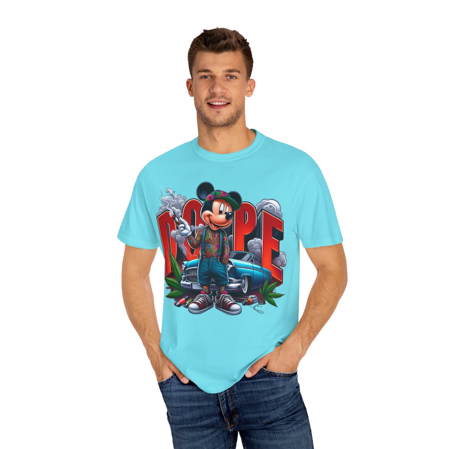 Cool Graphic T-Shirt, Streetwear Tee, Vintage Style Shirt, Gift for Him, Cartoon Art T-Shirt, Casual Wear, Unisex Fashion, 420, Cannabis