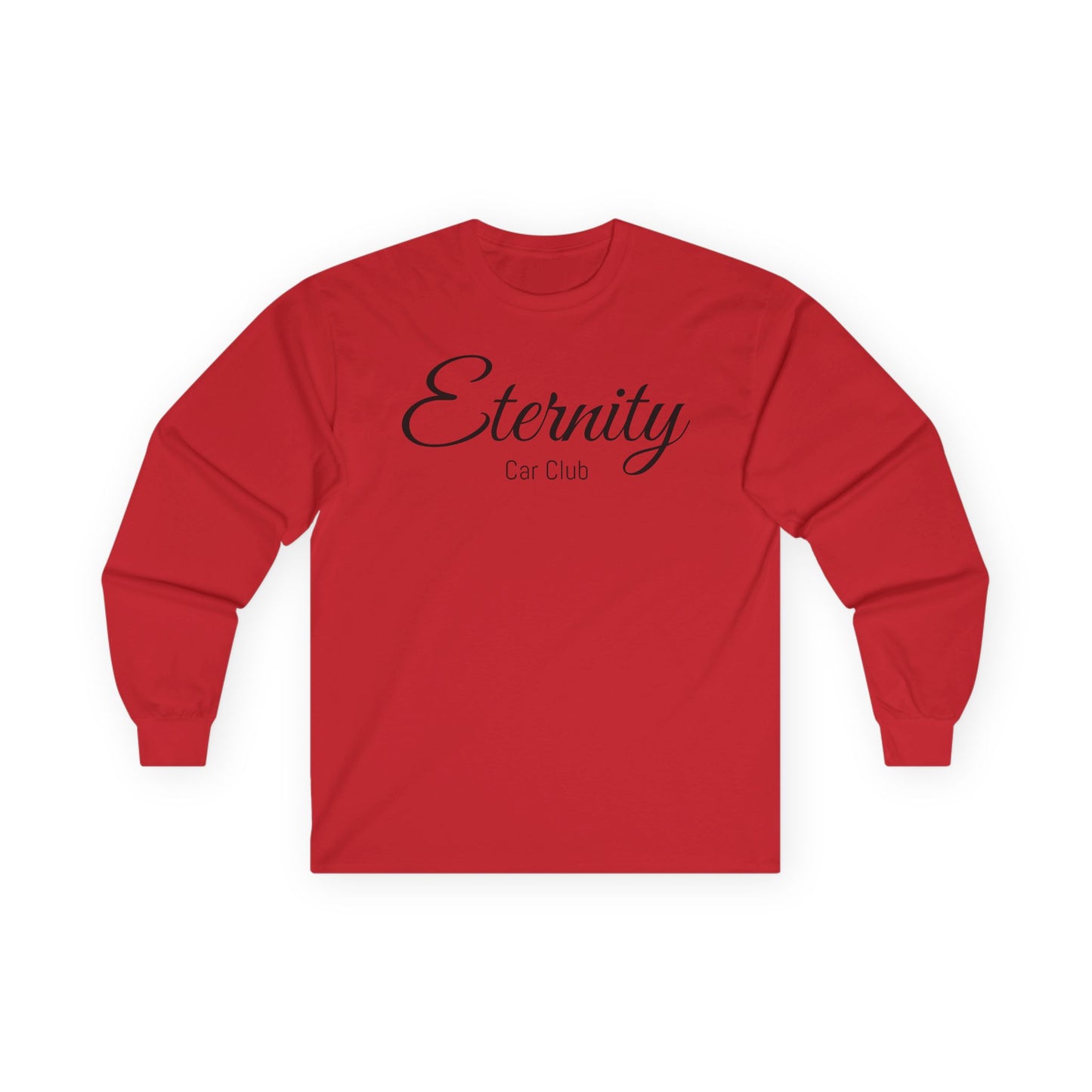 Eternity Car Club Unisex Long Sleeve Tee - Classic Cotton Crew for Car Enthusiasts