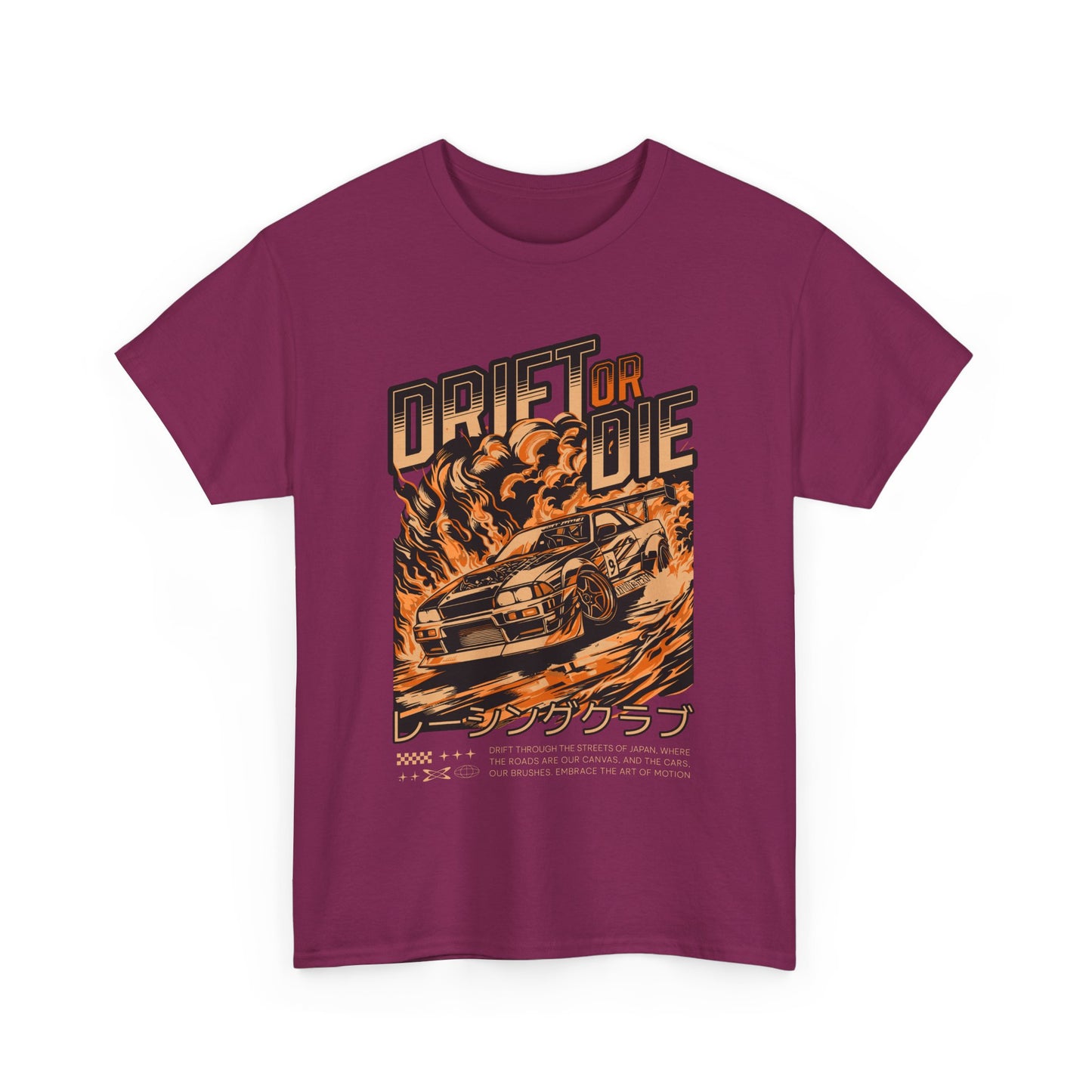 JDM Tee - Unisex Heavy Cotton Tshirt - Drift or Die