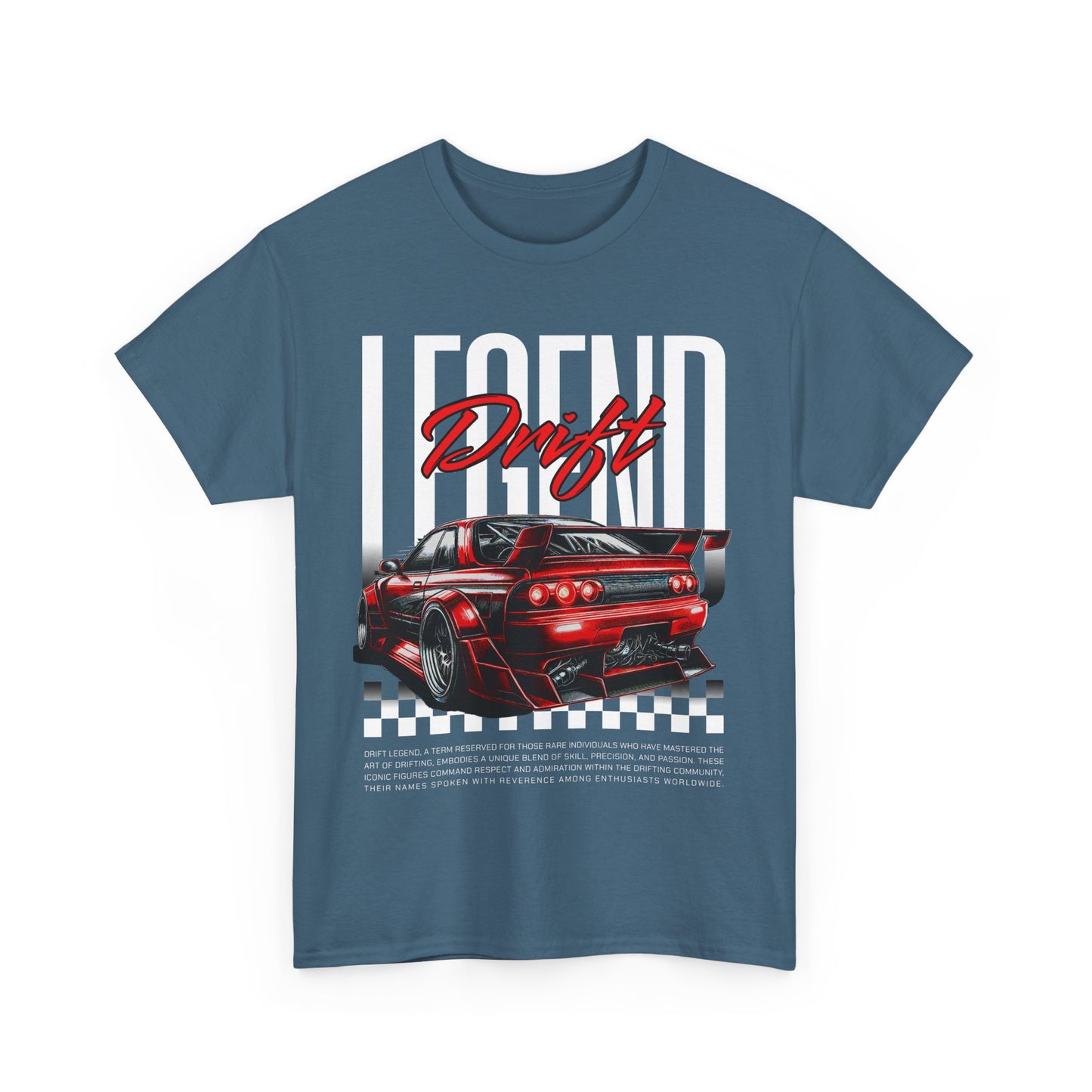 Legend Drift Unisex Heavy Cotton Tee, Car Enthusiast Shirt, Racer Gift, Motorsport Apparel, Auto Racing Tee