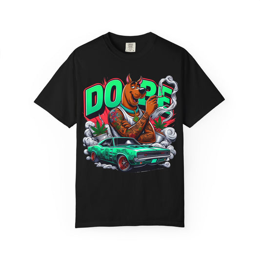 Dope Scooby-Doo Unisex T-Shirt, Cool Graphic Tee, Streetwear Shirt, Gift for Dog Lovers, Retro T-Shirt, 420, Cannabis