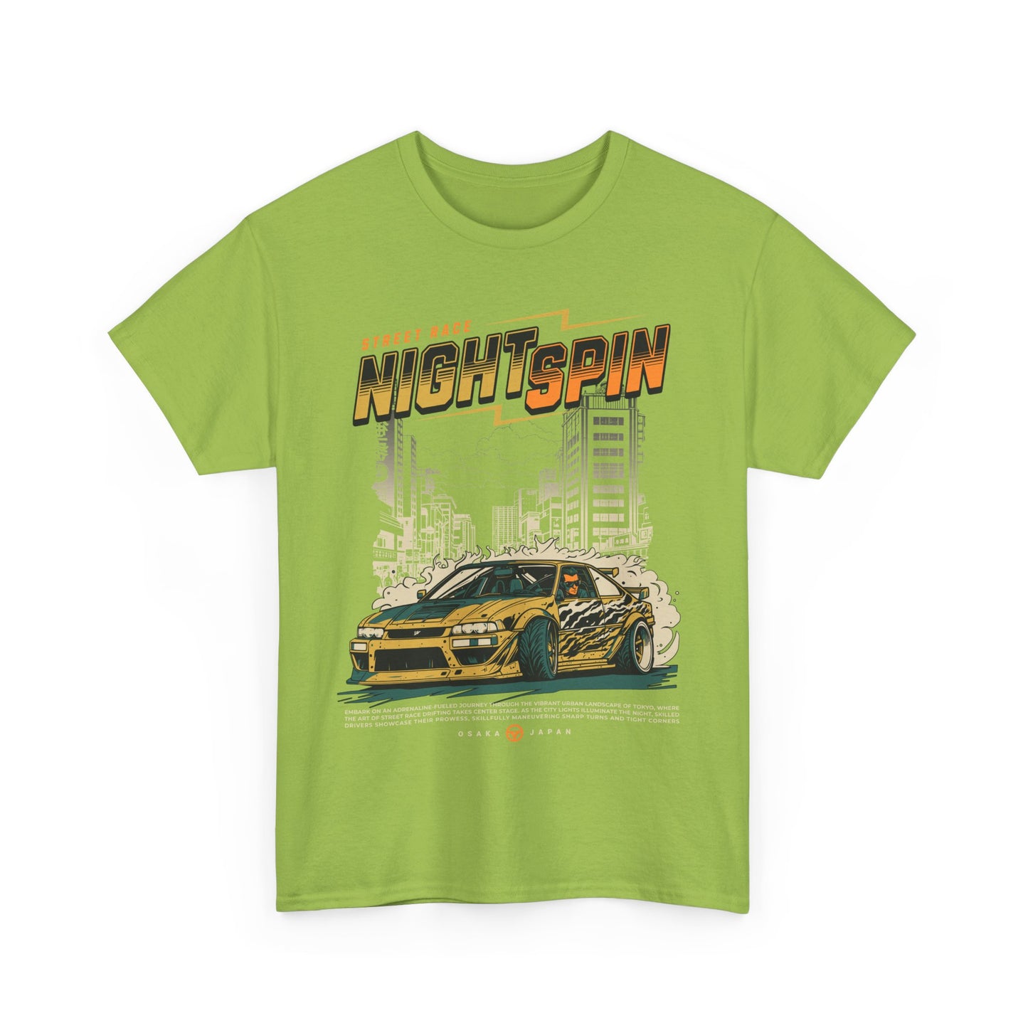 Street Race Night Spin Graphic Tee