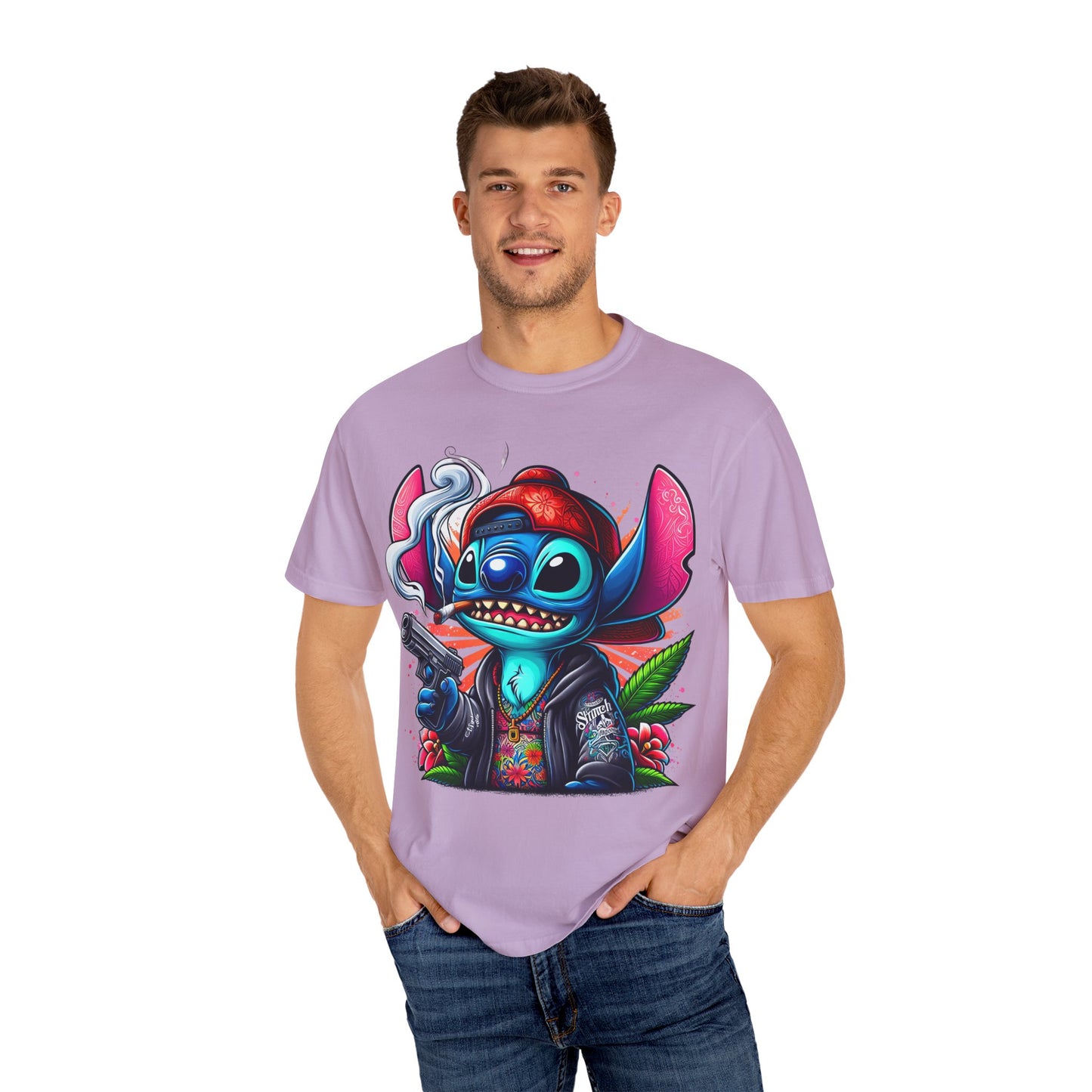 Vibrant Cartoon Graphic Tee, Unisex T-shirt, Casual Wear, Streetwear Style, Summer Fashion, Gift for Friends, Cannabis, 420
