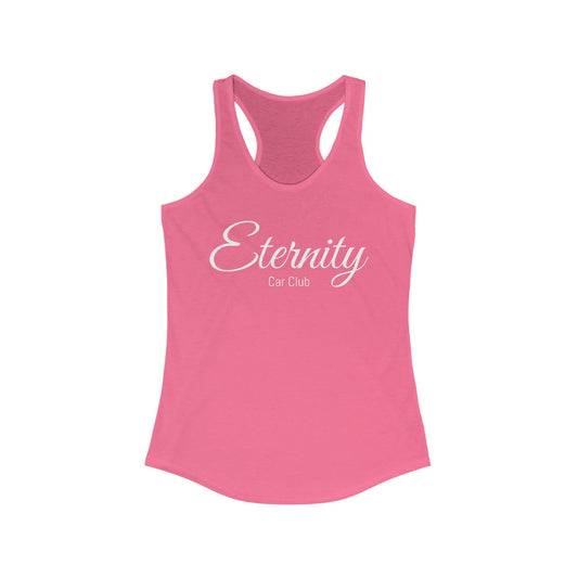 Eternity Car Club Women's Racerback Tank - Perfect for Summer Drives and Car Enthusiasts