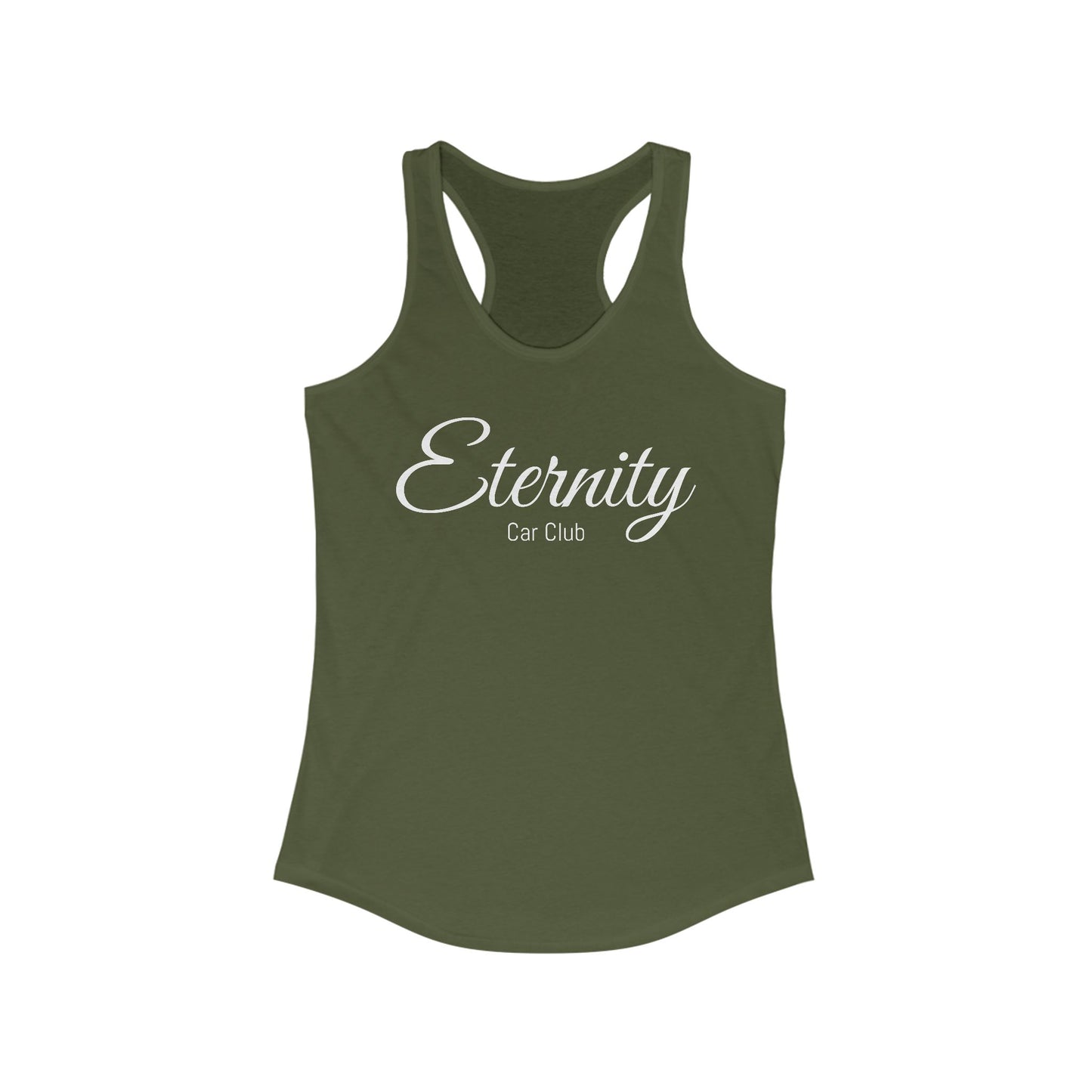 Eternity Car Club Women's Racerback Tank - Perfect for Summer Drives and Car Enthusiasts